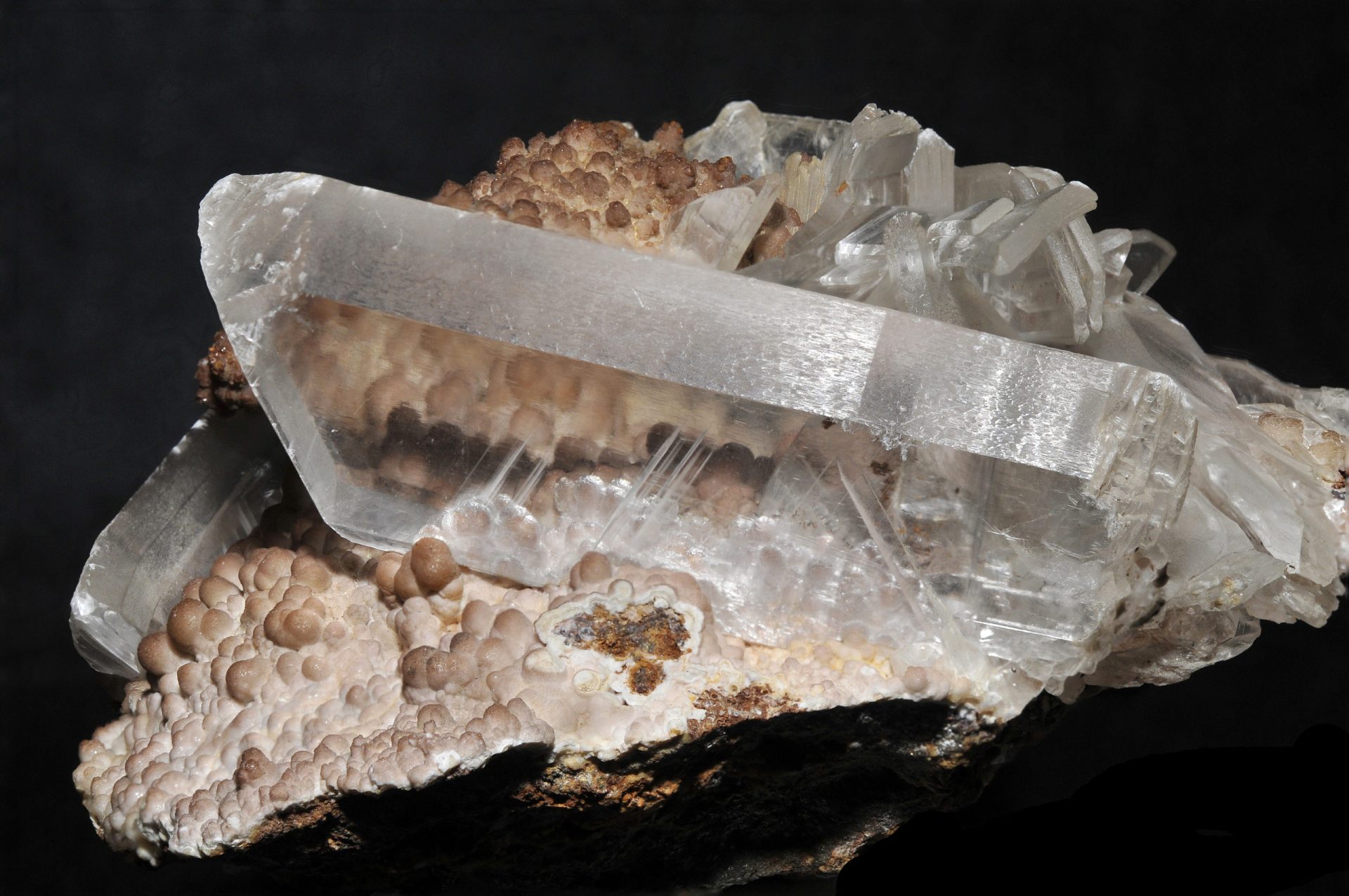 selenite crystal white