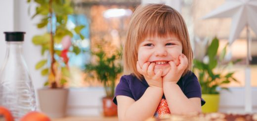 photo of toddler smiling