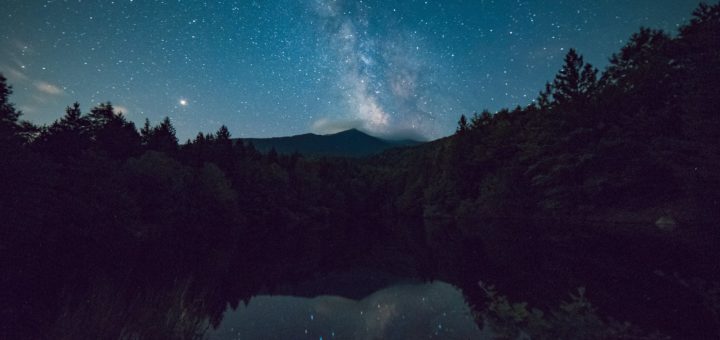 scenic view of night sky