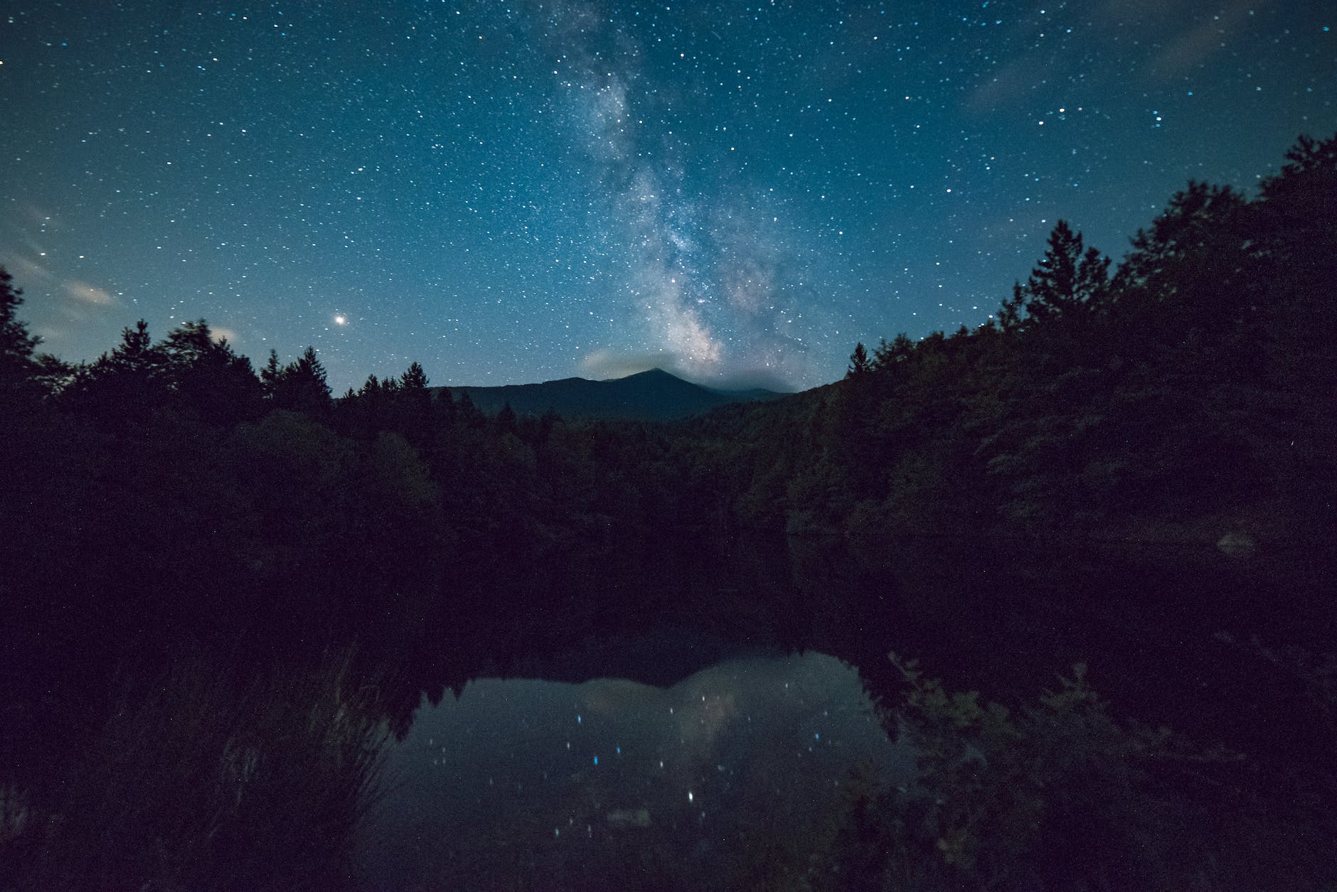 scenic view of night sky