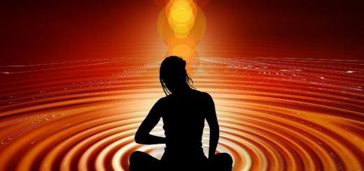 woman meditating and the 7 seals of higher consciousness