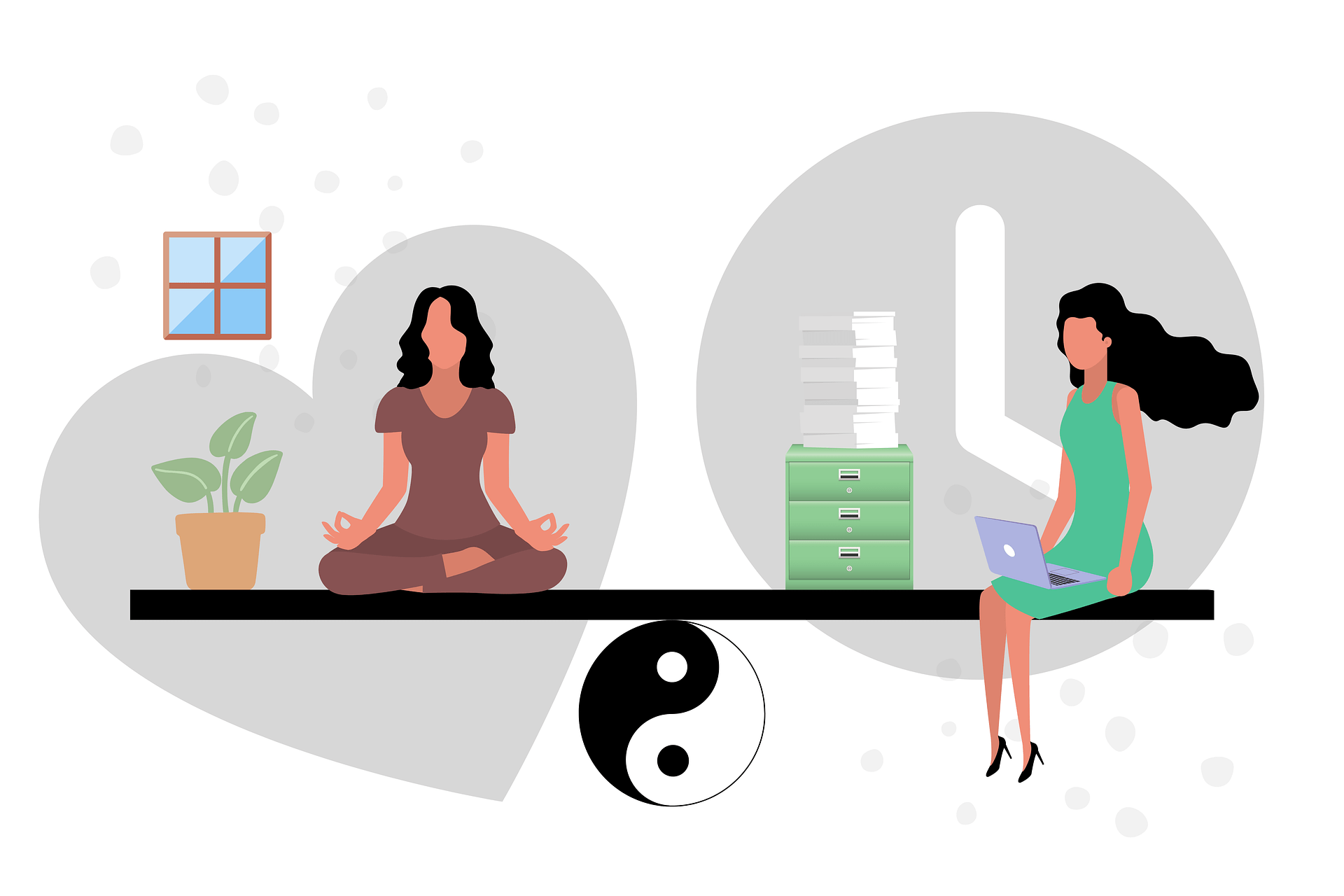 mindfulness meditation at the office