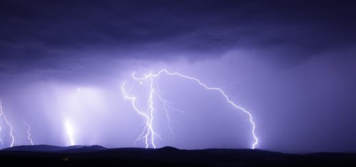 flash, thunderstorm, ore mountains