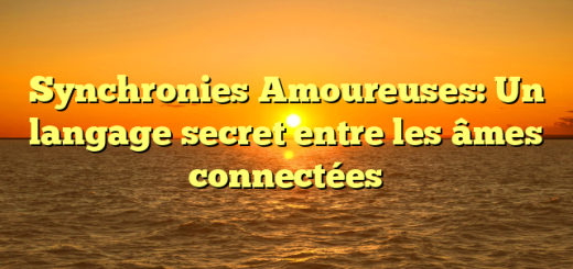 Synchronies Amoureuses: Un langage secret entre les âmes connectées