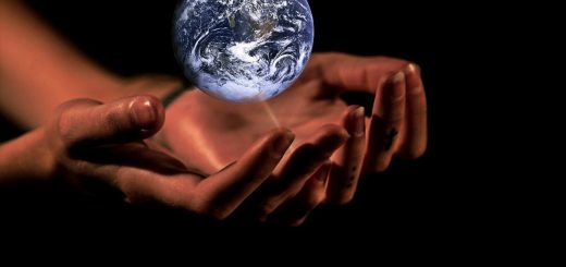 hands, globe, earth