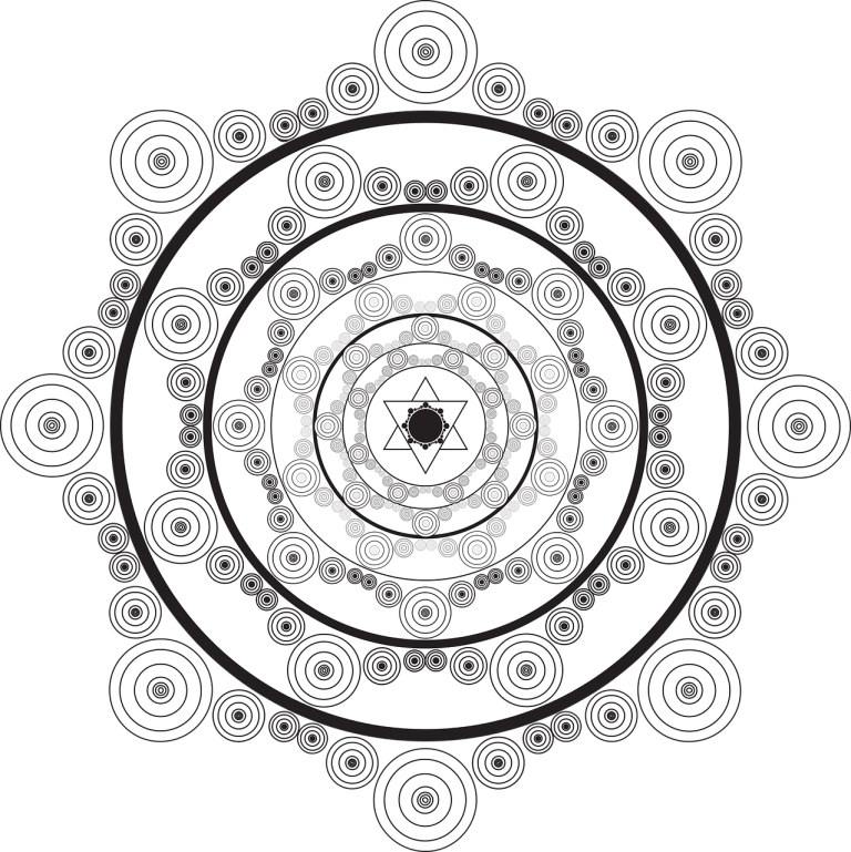 mandalas, flowers mandalas, flower background