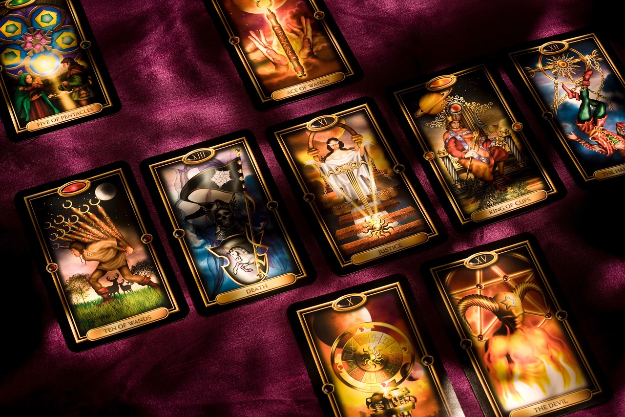 tarot, cards, card