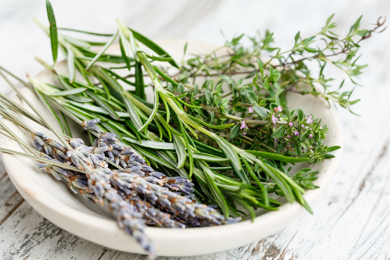 herbs, french, bouquet