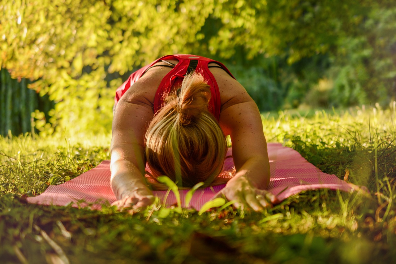 woman, yoga, fitness