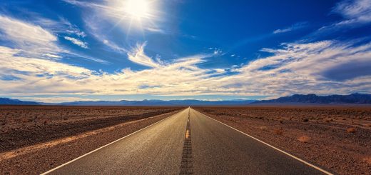 death valley, desert, highway