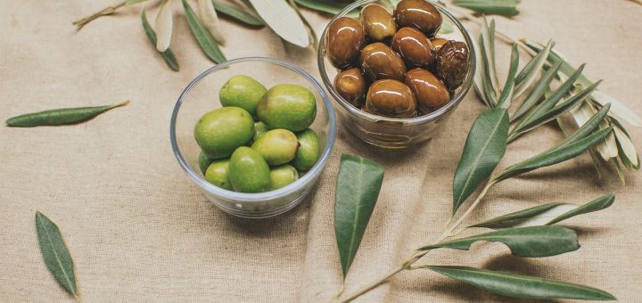 olives, green, mediterranean