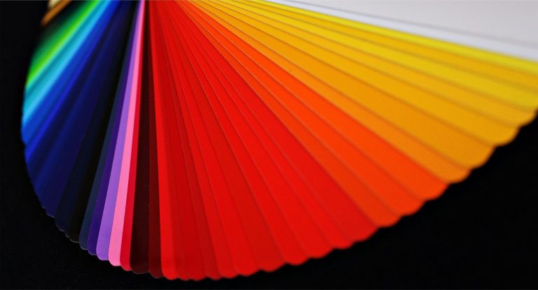 color fan, color picker, to dye