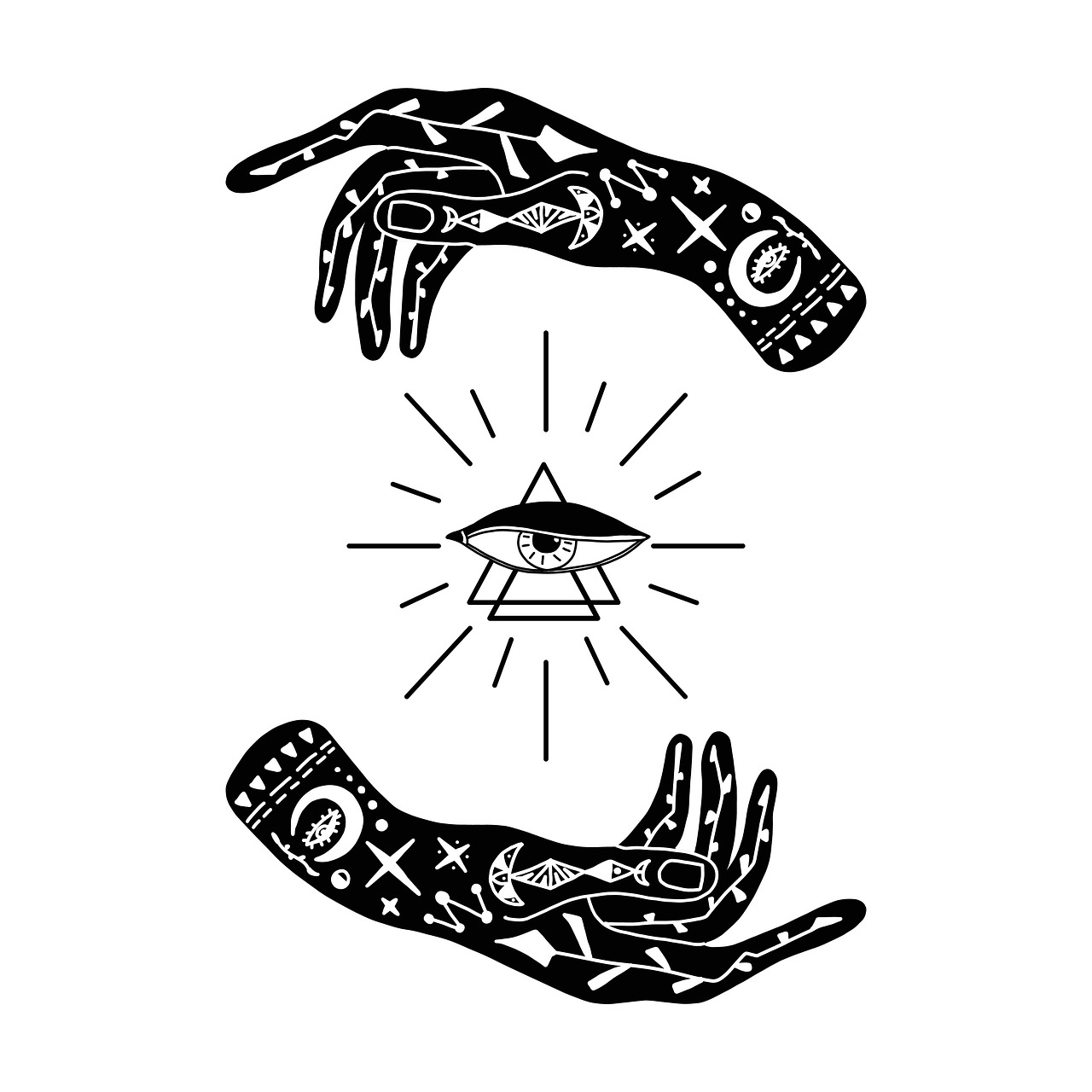 hand, symbol, magic