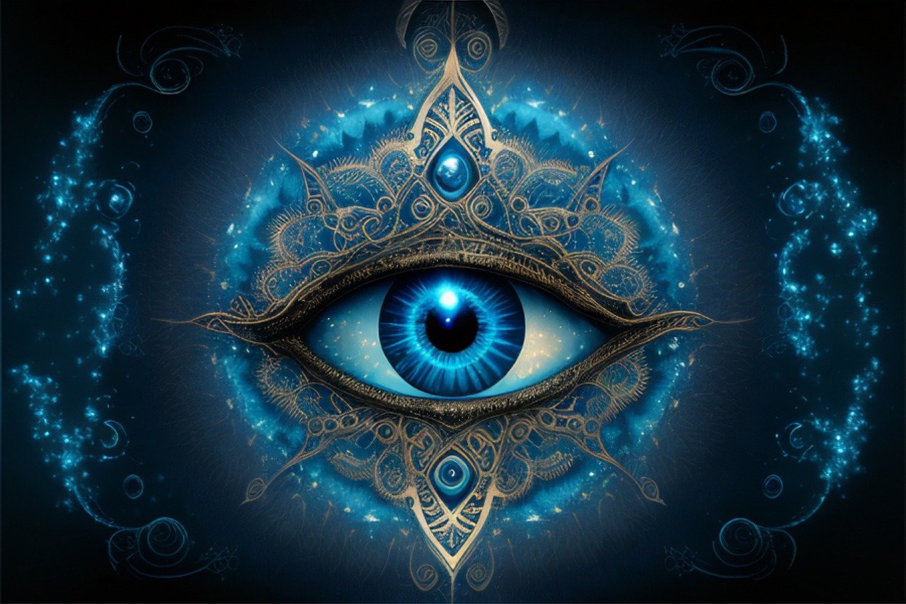 eye, mandala, 3rd