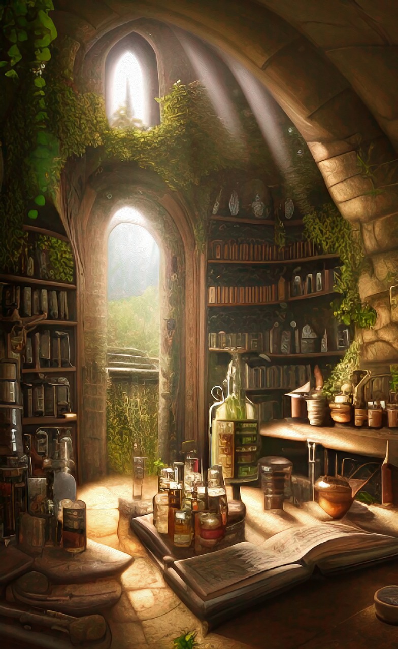 ai generated, bottles, apothecary