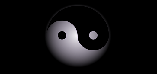 yin-yang, abstract, background