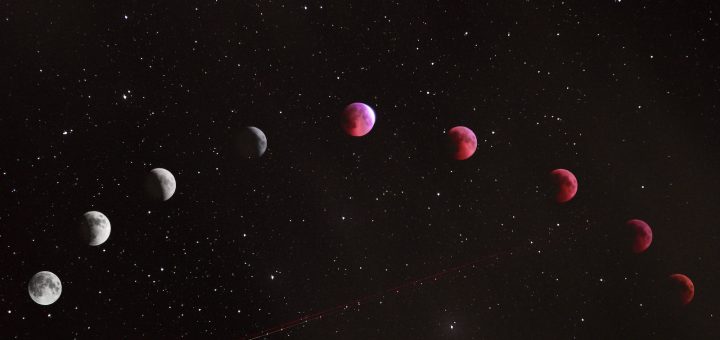 Lunar eclipse illustration