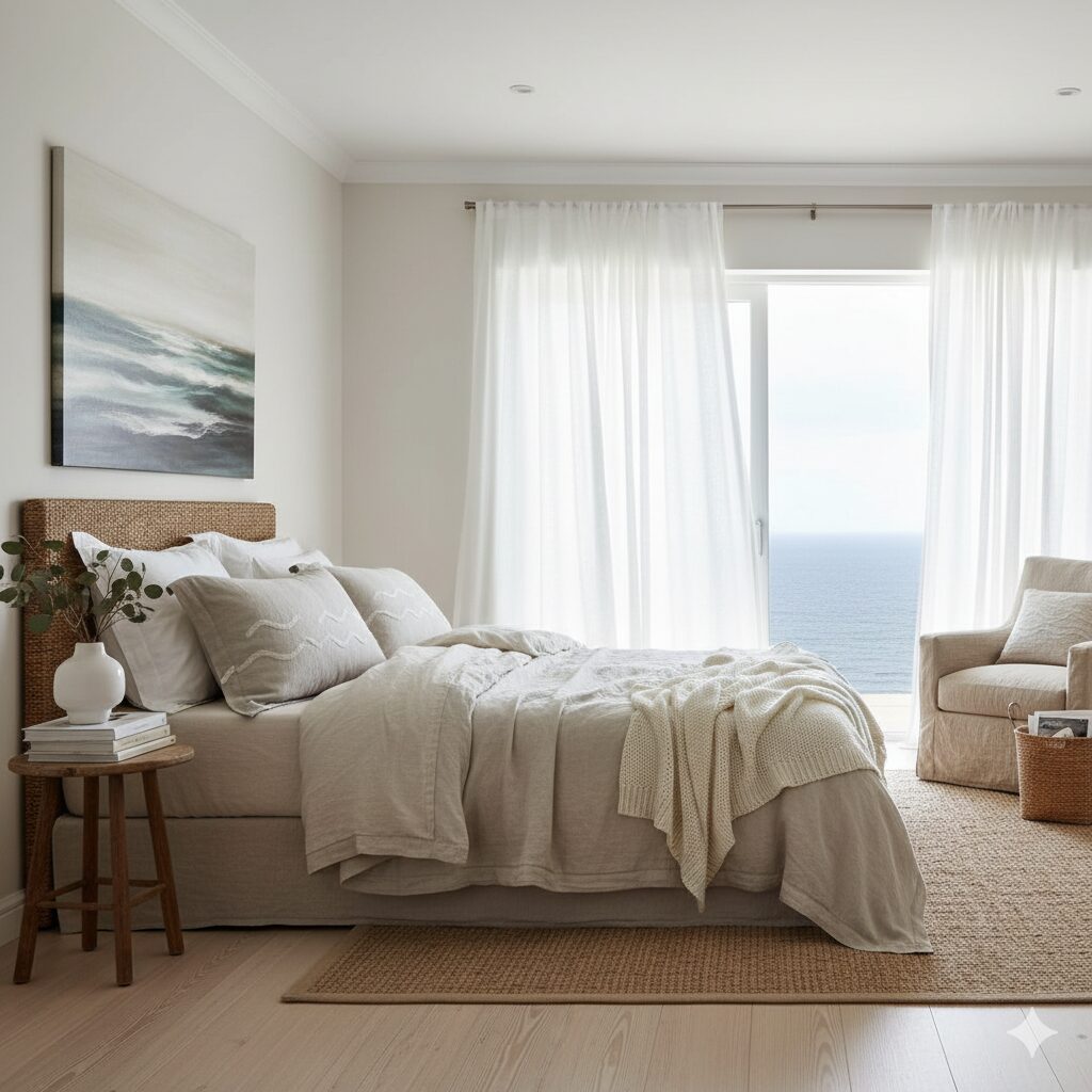 27 Coastal Bedroom Designs to Copy for a Beachy Vibe 9 27 Coastal Bedroom Designs to Copy for a Beachy Vibe