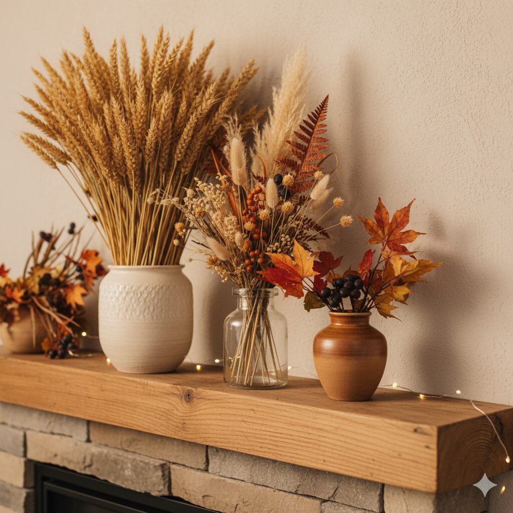 31 Fall Mantle Decor Ideas to Warm Up Your Fireplace