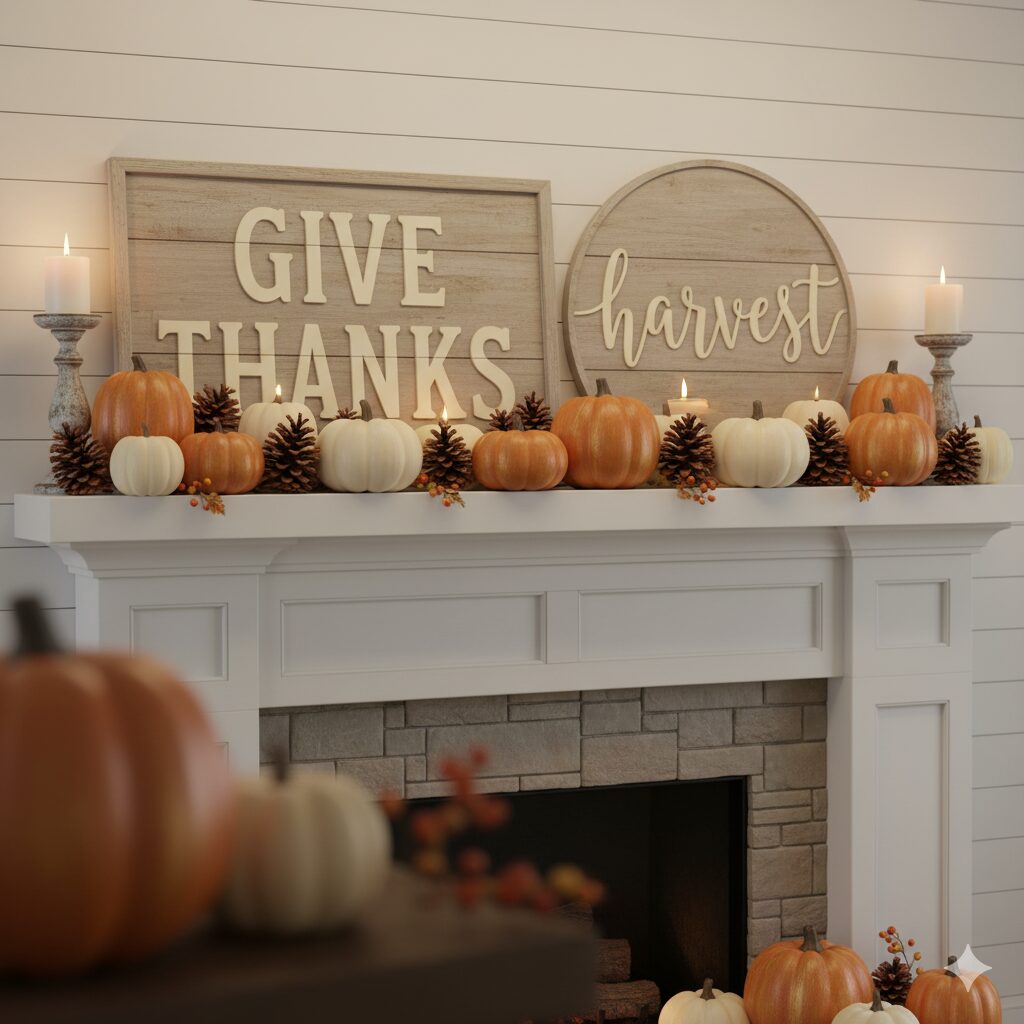 31 Fall Mantle Decor Ideas to Warm Up Your Fireplace
