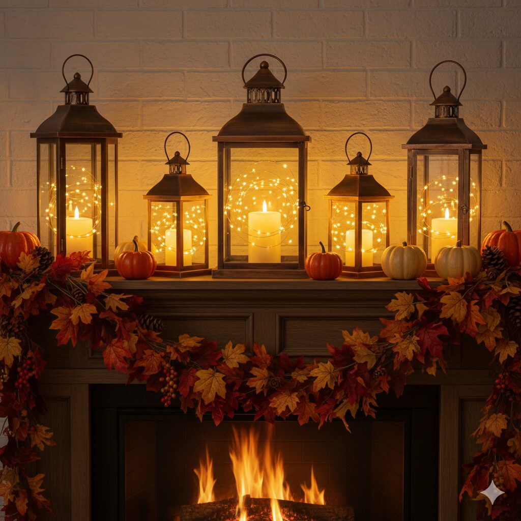 31 Fall Mantle Decor Ideas to Warm Up Your Fireplace
