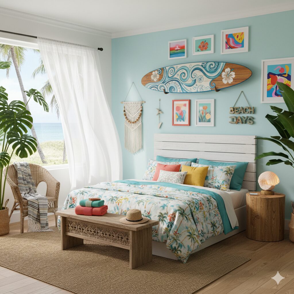 27 Coastal Bedroom Designs to Copy for a Beachy Vibe 17 27 Coastal Bedroom Designs to Copy for a Beachy Vibe