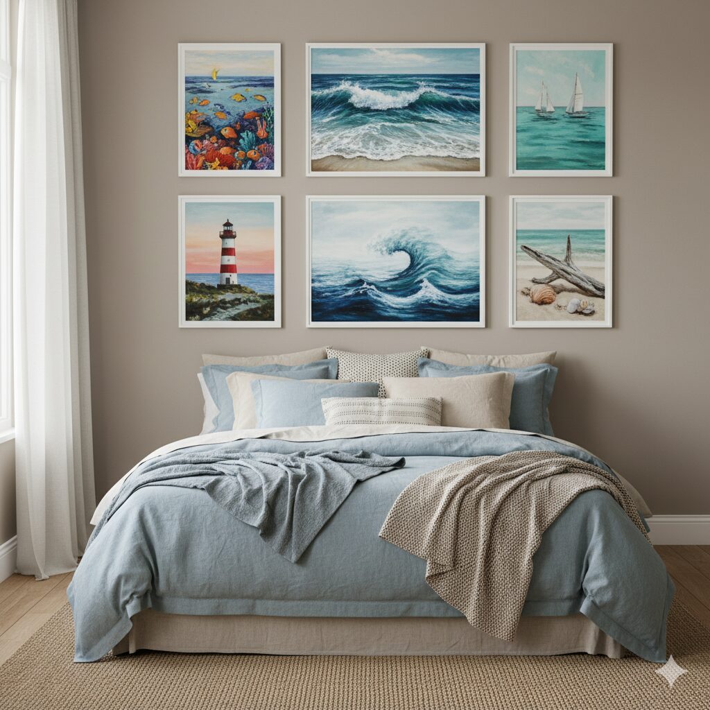 27 Coastal Bedroom Designs to Copy for a Beachy Vibe 10 27 Coastal Bedroom Designs to Copy for a Beachy Vibe