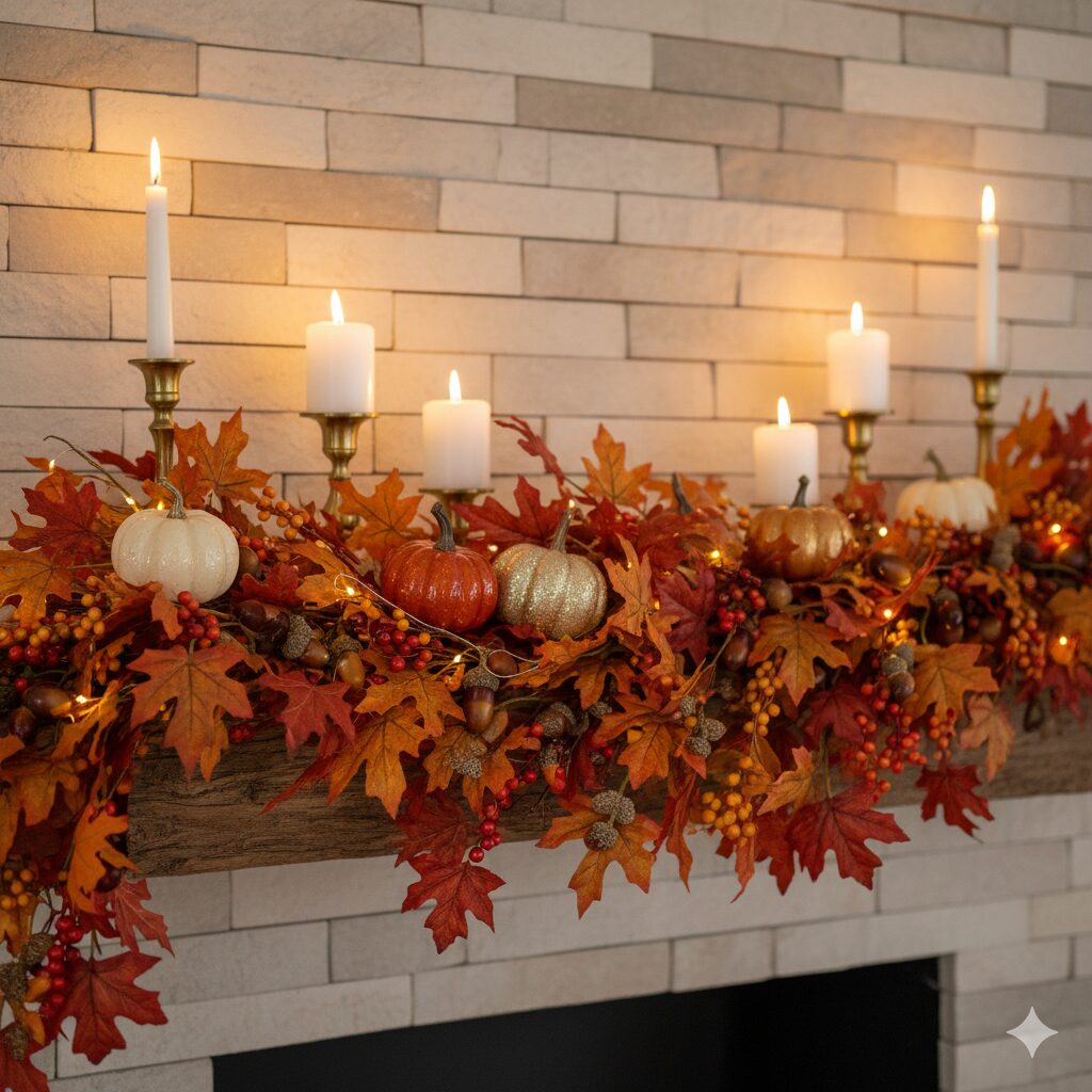 31 Fall Mantle Decor Ideas to Warm Up Your Fireplace