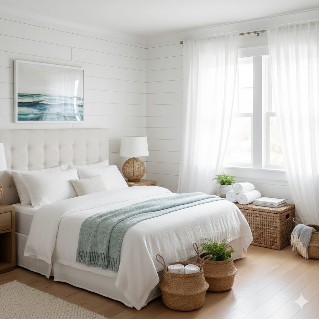 27 Coastal Bedroom Designs to Copy for a Beachy Vibe 3 27 Coastal Bedroom Designs to Copy for a Beachy Vibe