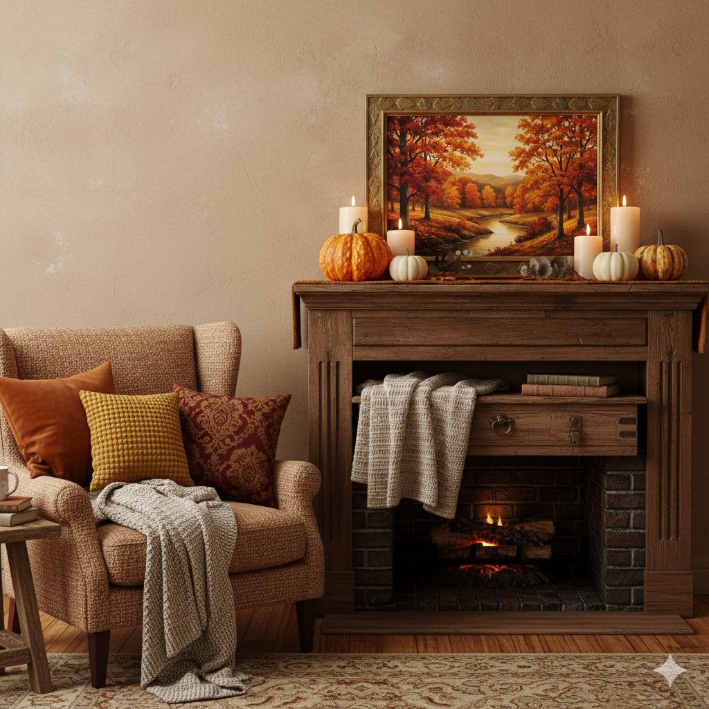 31 Fall Mantle Decor Ideas to Warm Up Your Fireplace