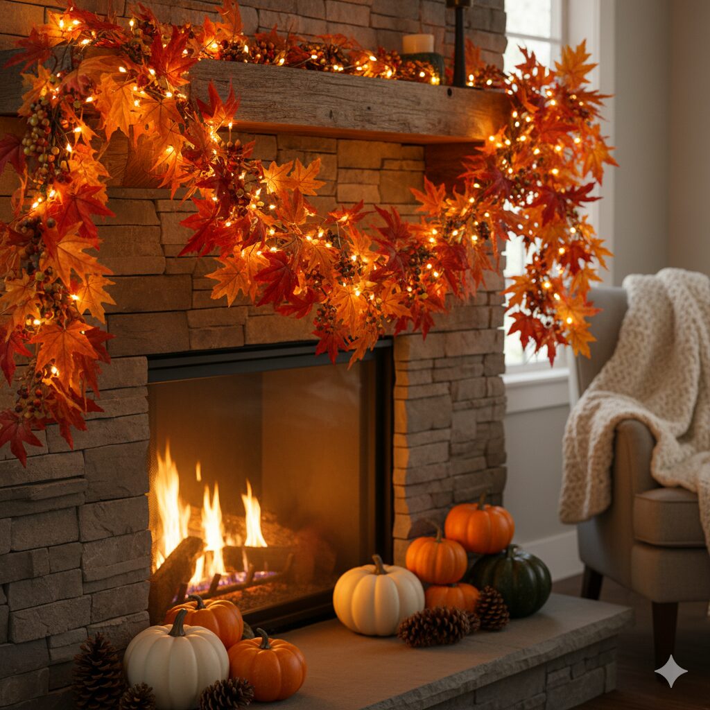 31 Fall Mantle Decor Ideas to Warm Up Your Fireplace