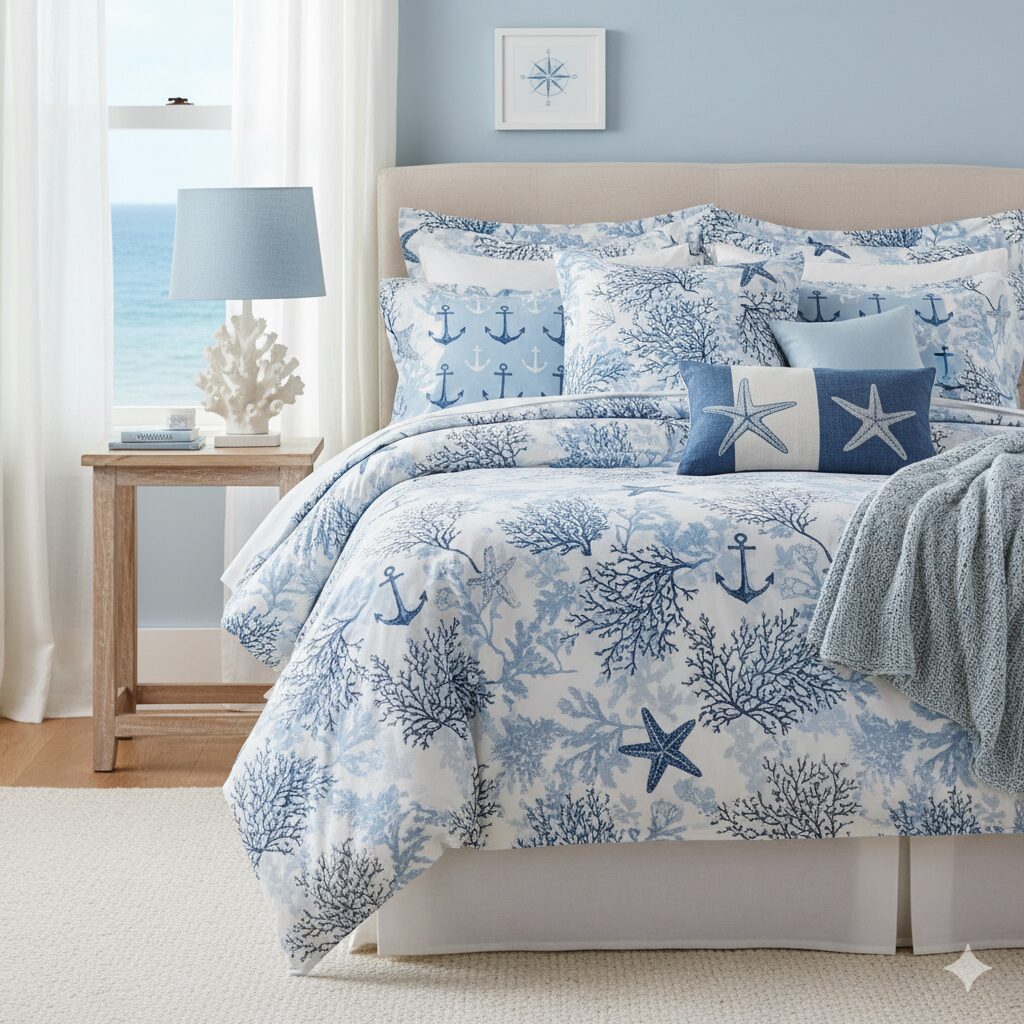 27 Coastal Bedroom Designs to Copy for a Beachy Vibe 19 27 Coastal Bedroom Designs to Copy for a Beachy Vibe