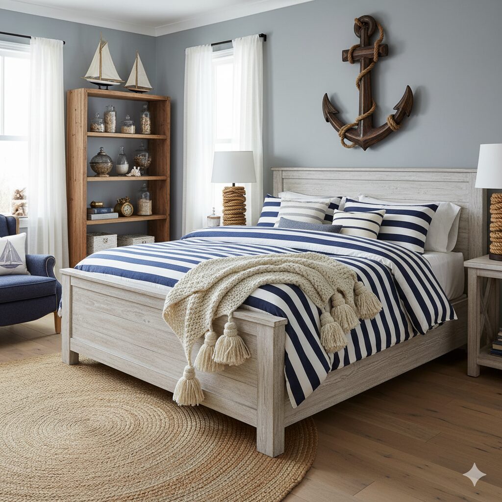 27 Coastal Bedroom Designs to Copy for a Beachy Vibe 5 27 Coastal Bedroom Designs to Copy for a Beachy Vibe