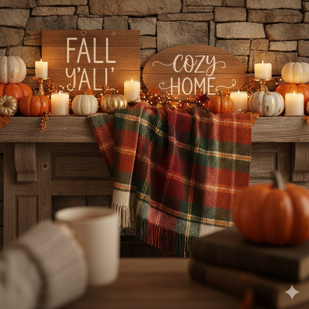 31 Fall Mantle Decor Ideas to Warm Up Your Fireplace