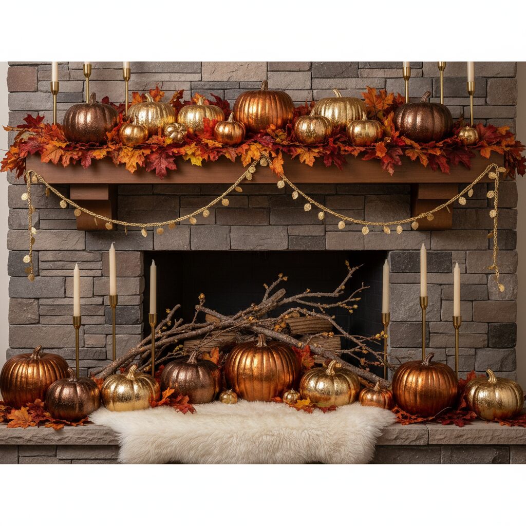 31 Fall Mantle Decor Ideas to Warm Up Your Fireplace