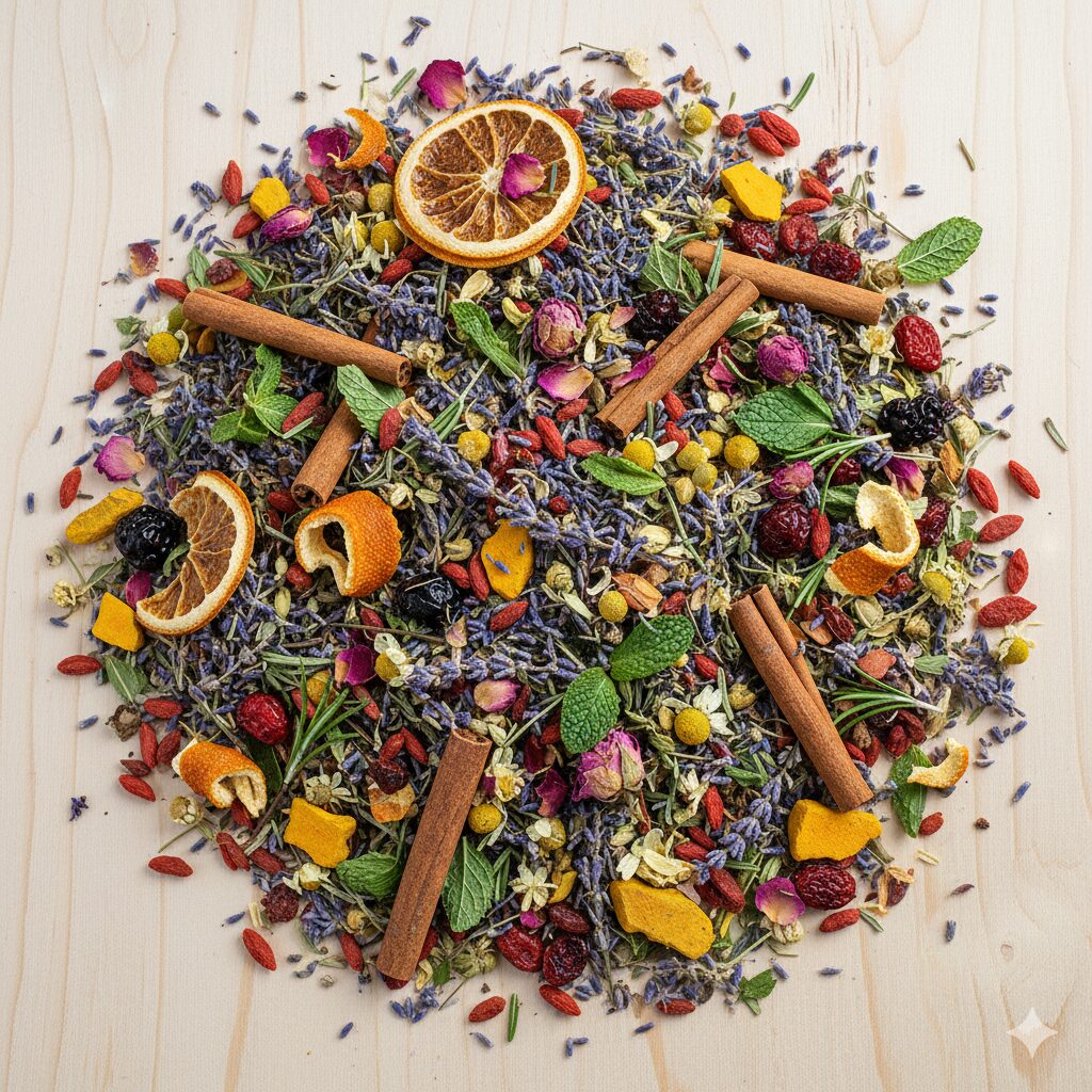 How to Make Herbal Tea Blends at Home