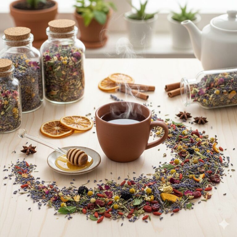 How to Make Herbal Tea Blends at Home