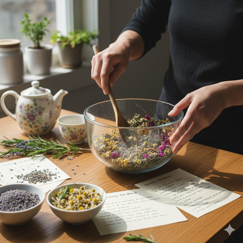 How to Make Herbal Tea Blends at Home