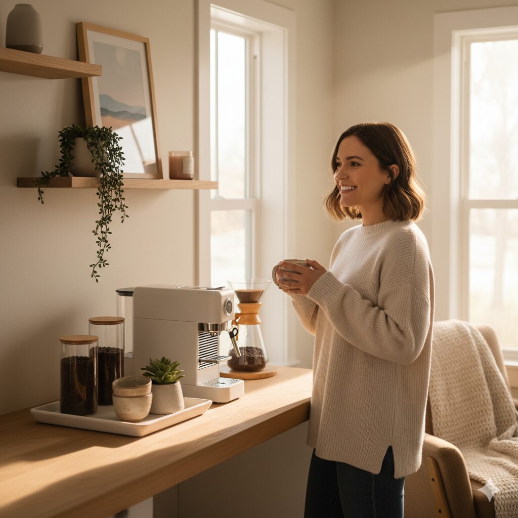 How to Create a Perfect Coffee Bar in Your Kitchen 3 How to Create a Perfect Coffee Bar in Your Kitchen