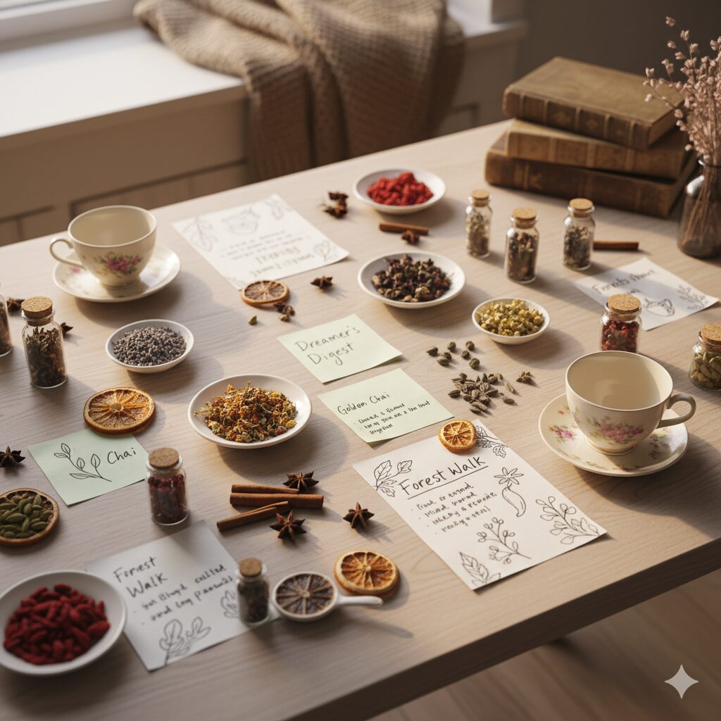 How to Make Herbal Tea Blends at Home