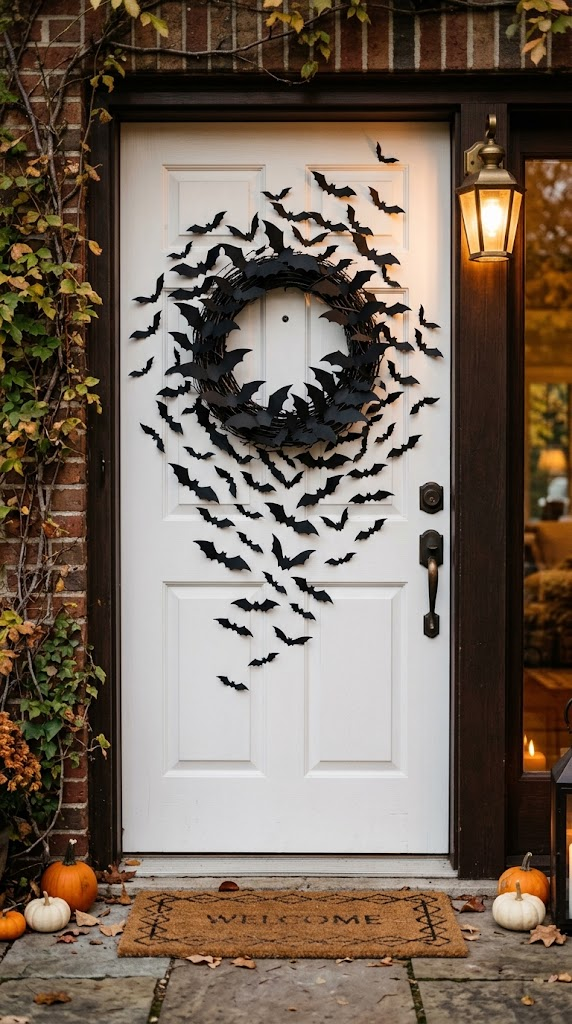 DIY Halloween Wreaths for the Front Door 7 DIY Halloween Wreaths for the Front Door