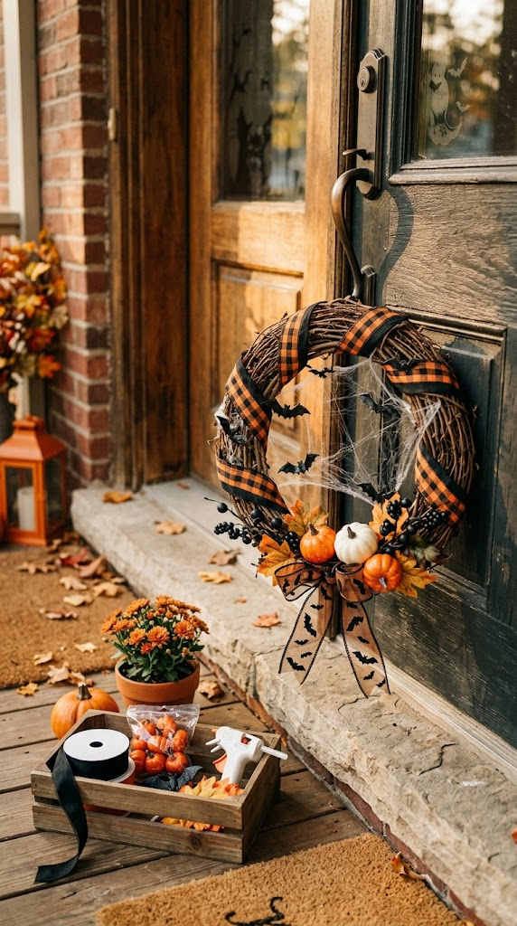 DIY Halloween Wreaths for the Front Door 11 DIY Halloween Wreaths for the Front Door