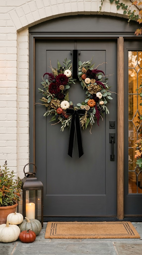 DIY Halloween Wreaths for the Front Door 14 DIY Halloween Wreaths for the Front Door