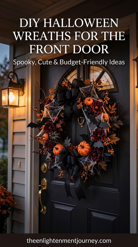 DIY Halloween Wreaths for the Front Door 16 DIY Halloween Wreaths for the Front Door
