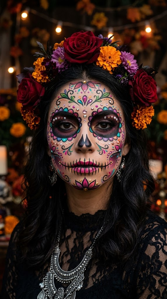 🎭 Creative Halloween Face Paint Looks 3 🎭 Creative Halloween Face Paint Looks