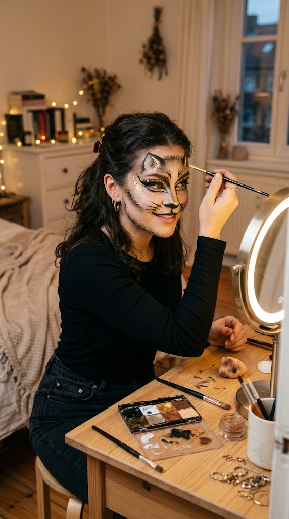 🎭 Creative Halloween Face Paint Looks 1 🎭 Creative Halloween Face Paint Looks
