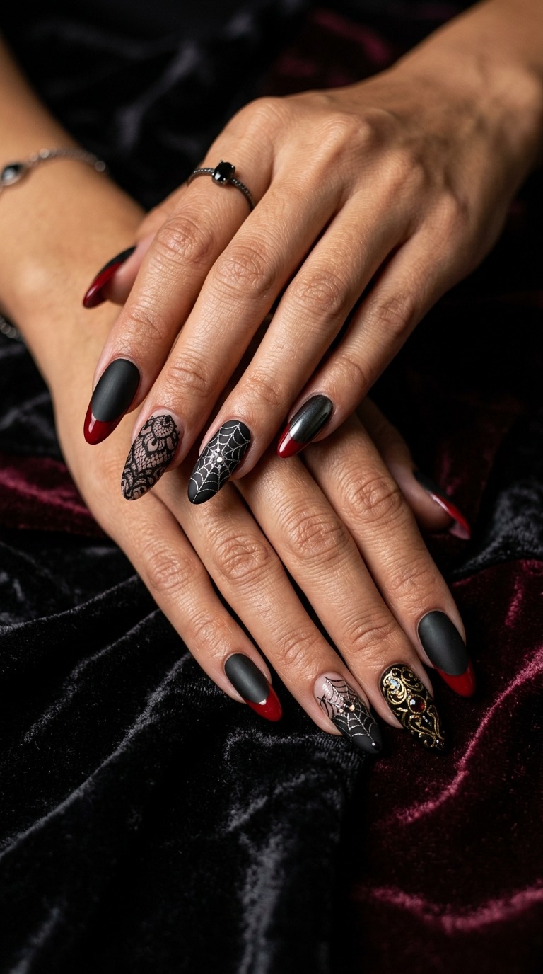 Gothic Halloween Nail Looks You’ll Love