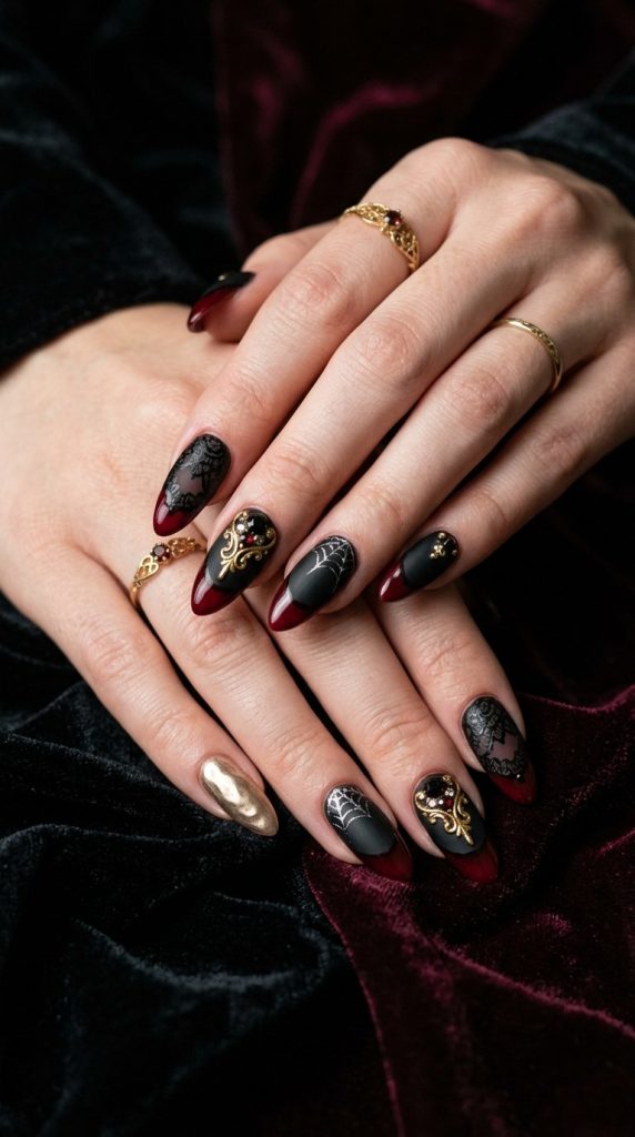 Gothic Halloween Nail Looks You’ll Love
