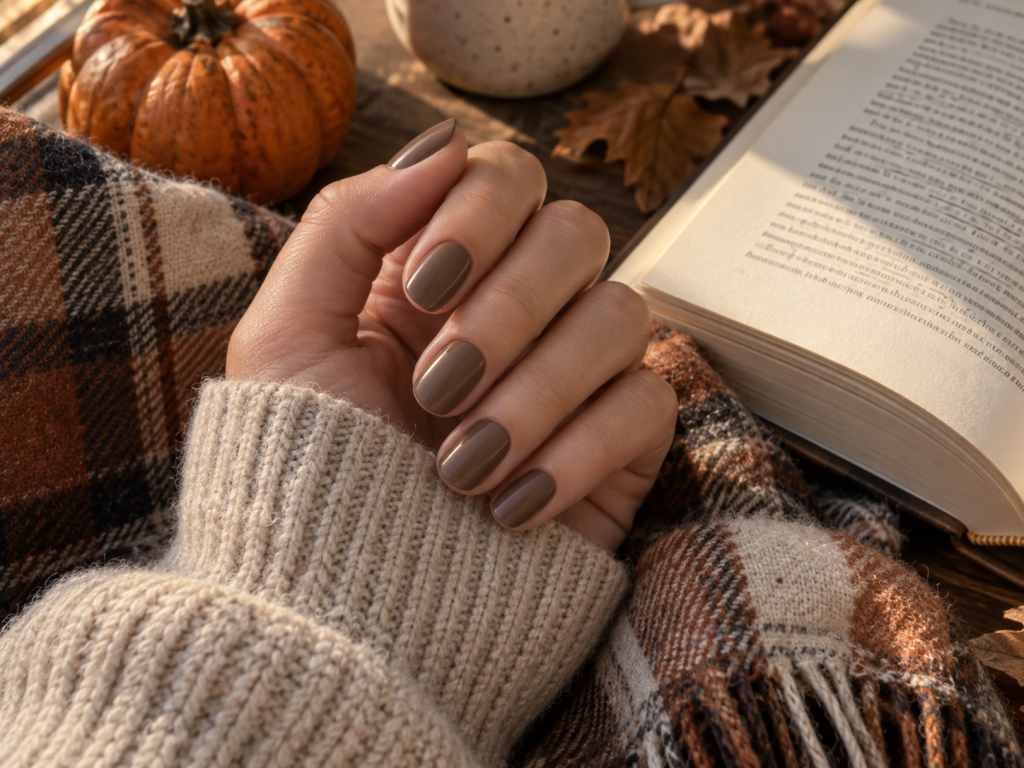 Neutral Fall Nails for Everyday Wear
