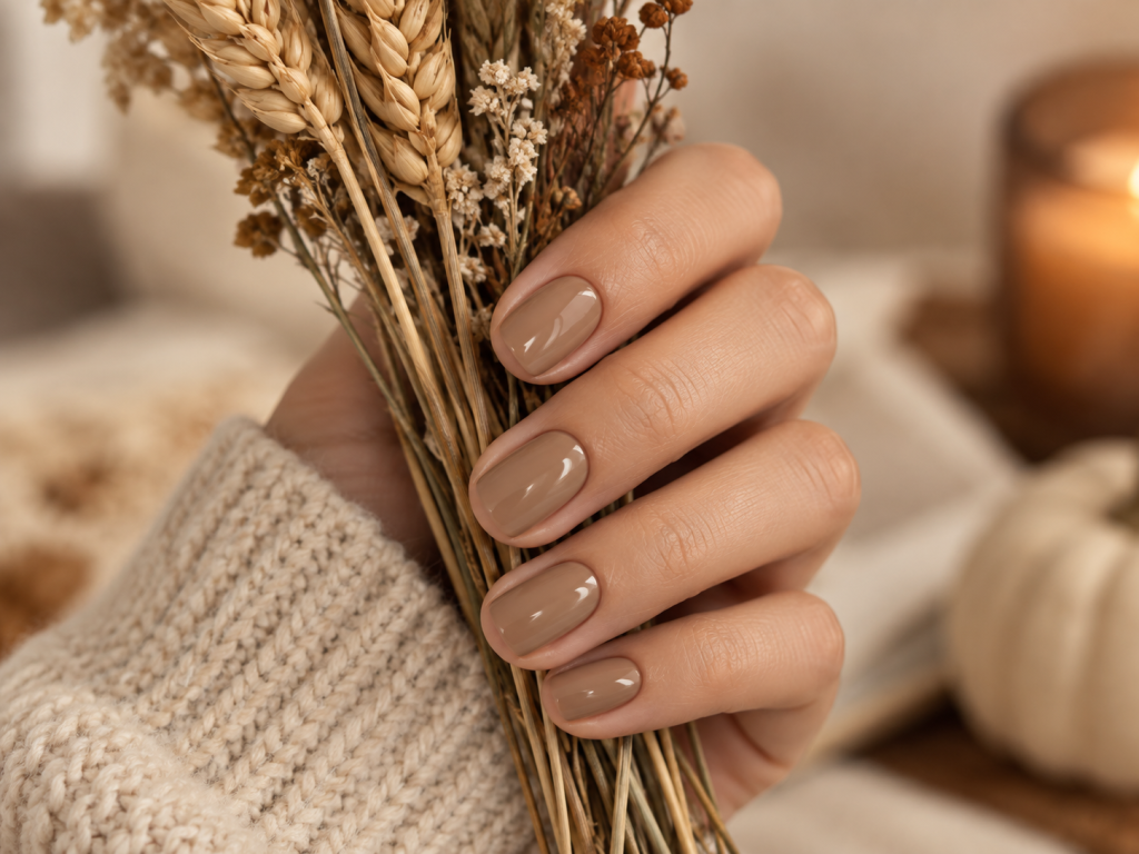 Neutral Fall Nails for Everyday Wear